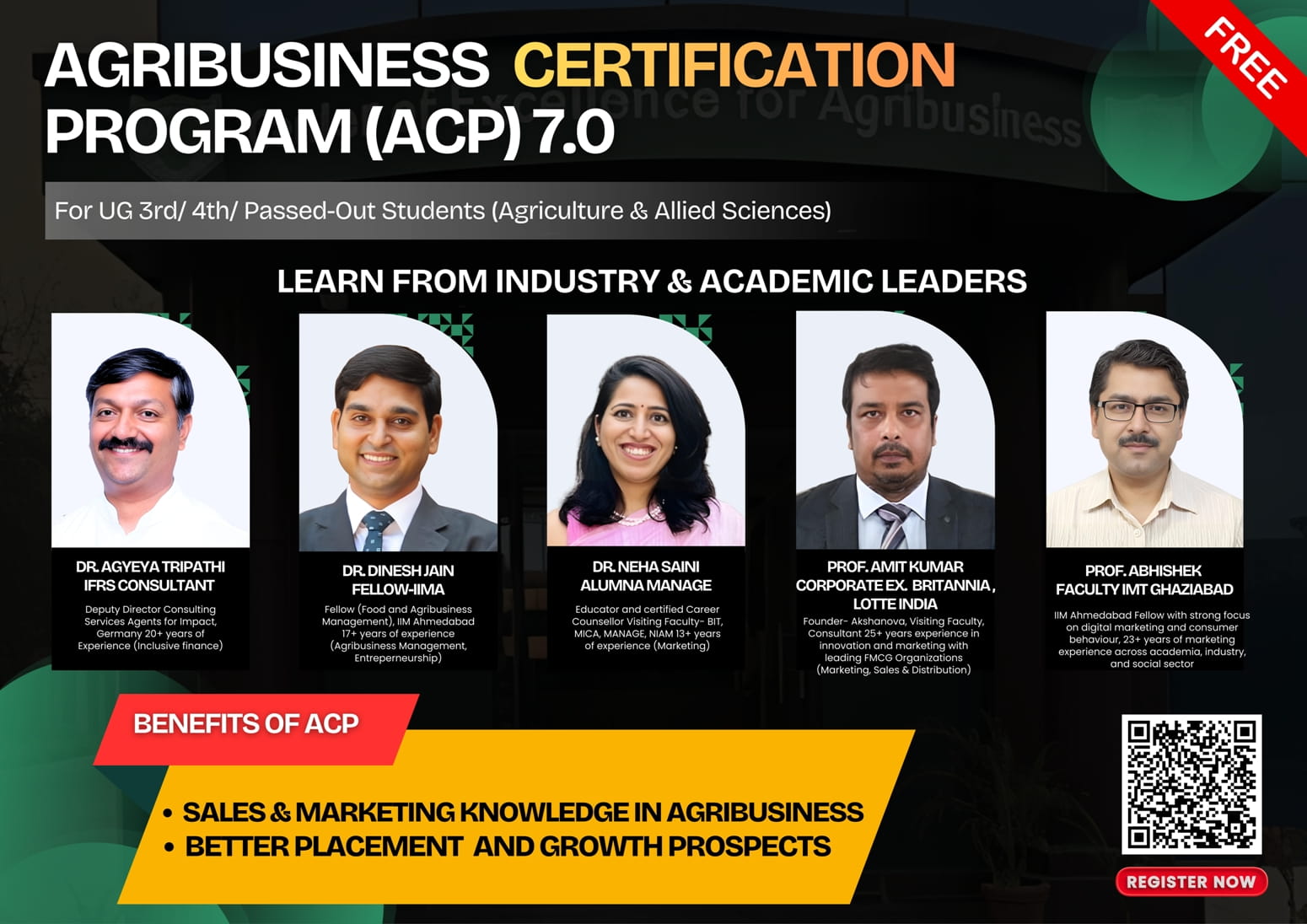 
                        Agribusiness Certification Program