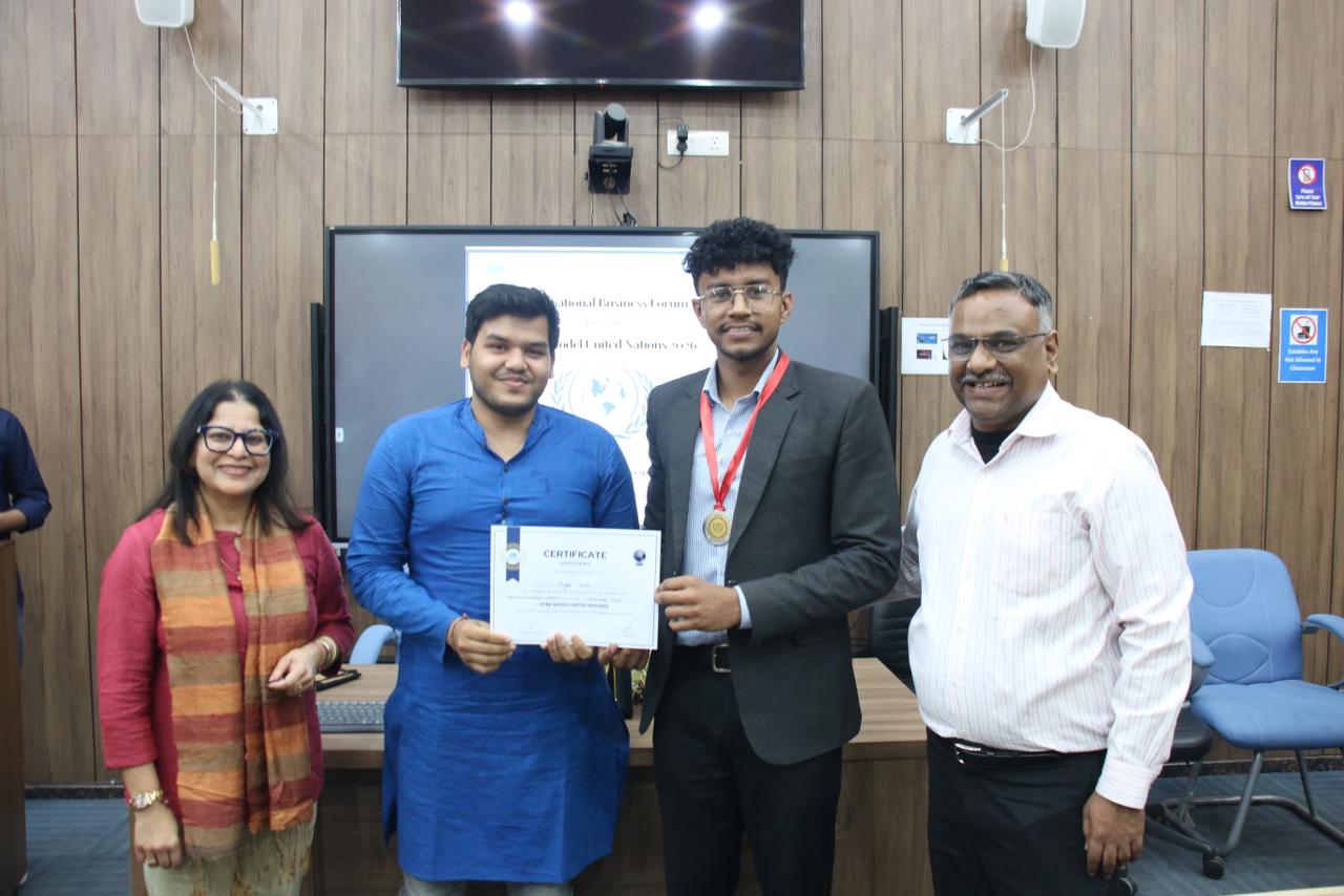 Batch 2025–27 Student Arya Vats Secures 2nd Prize at FORE MUN Parliamentary Debate Hosted by FORE School of Management