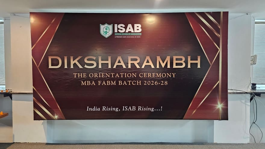 New Beginnings, New Aspirations: ISAB Diksharambh Orientation Ceremony for Batch 2026–28, August 2026